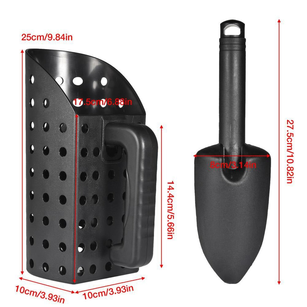 Metal Detecting Sand Scoop & Belt Holster Kit